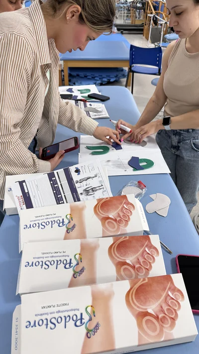 Prática orientada de avaliação postural durante a formação